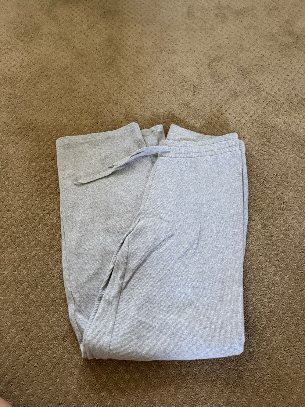 Aritzia Light Gray Track Joggers